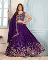 Designer Chinon Sequence Embroidery Party Wear Lehenga Set