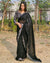 Elegant Black Candy Crush Sequin Saree with Embroidered Mono Banglori Blouse